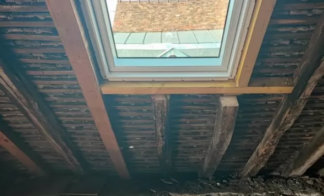 Pose de charpente, Pont-sur-Yonne, CLIPET CCEB