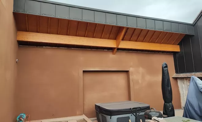 Pose de charpente, Pont-sur-Yonne, CLIPET CCEB