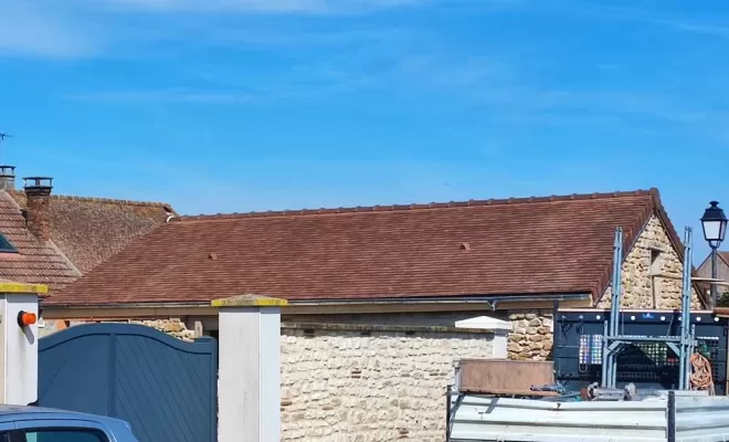 Pose de couverture, Pont-sur-Yonne, CLIPET CCEB