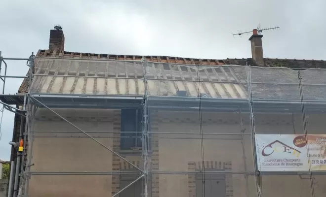 Pose de couverture, Pont-sur-Yonne, CLIPET CCEB