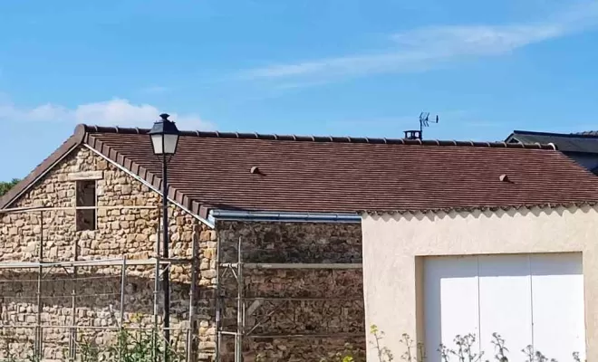 Pose de couverture, Pont-sur-Yonne, CLIPET CCEB