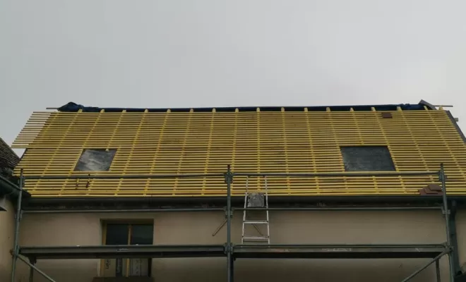 Pose de couverture, Pont-sur-Yonne, CLIPET CCEB